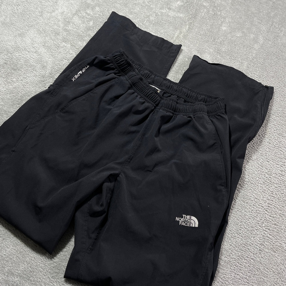 The North Face TNF Apex Pants Womens Small Petite Black Athletic Track Hiking‎
